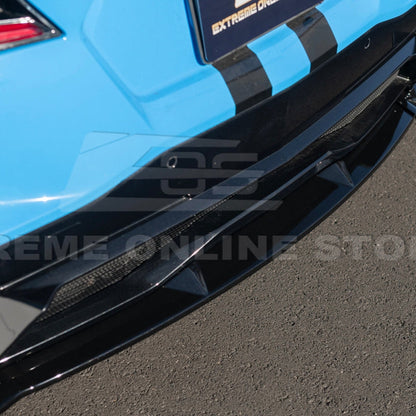 C8 Corvette Stingray Gloss Black Rear Bumper Add-On Diffuser Lip