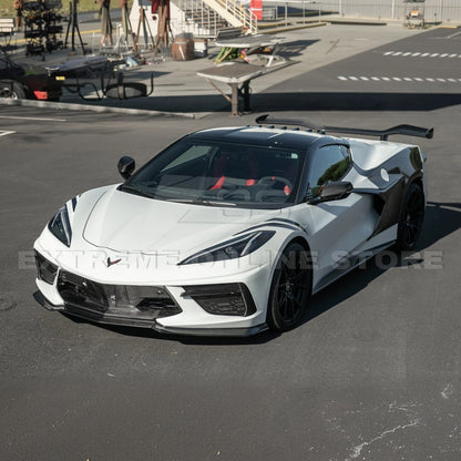 C8 Corvette Stingray Z07 Style Carbon Fiber Front Splitter