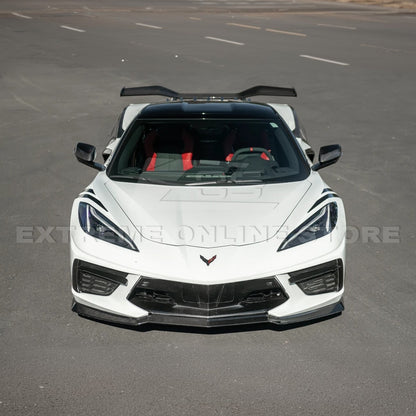 C8 Corvette Stingray Z07 Style Carbon Fiber Front Splitter