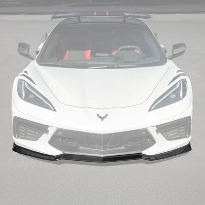 C8 Corvette Stingray Z07 Style Carbon Fiber Front Splitter