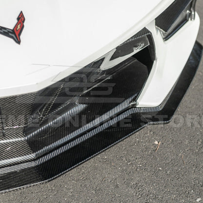 C8 Corvette Stingray Z07 Style Carbon Fiber Front Splitter