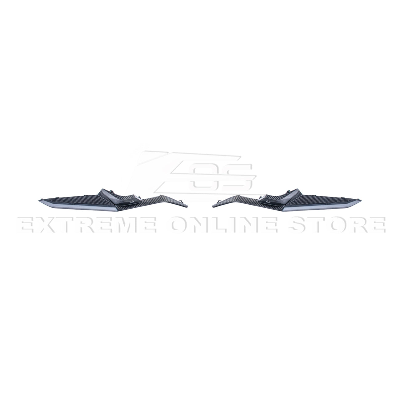 C8 Corvette Z06 Carbon Fiber Sequential LED DRL Light Bar Bezels