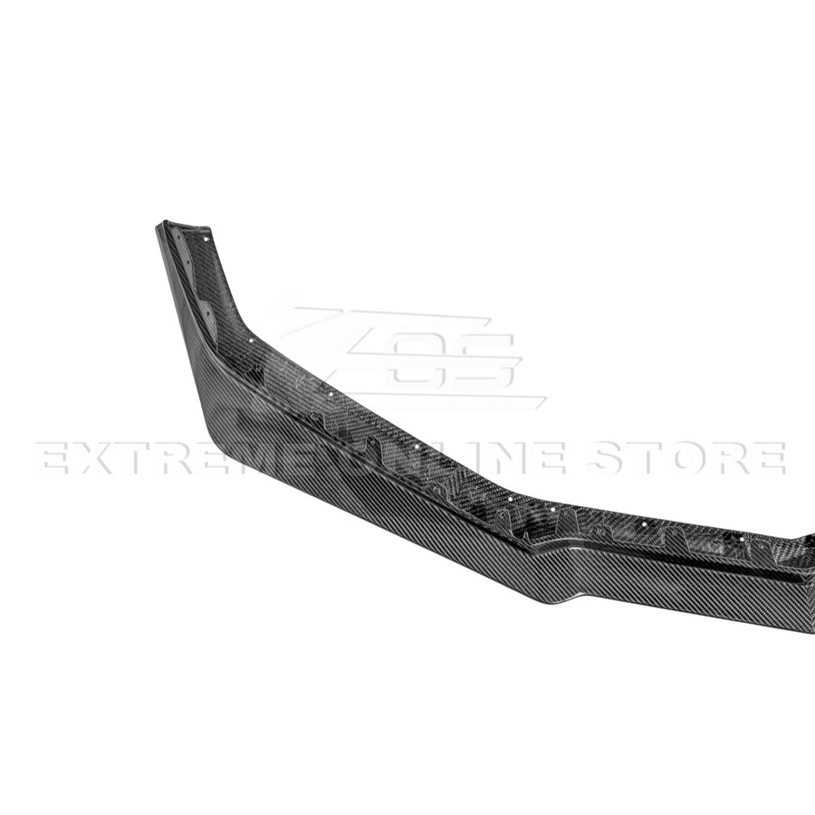 C8 Corvette Z06 Z07 Carbon Fiber Extended One-Piece Front Splitter