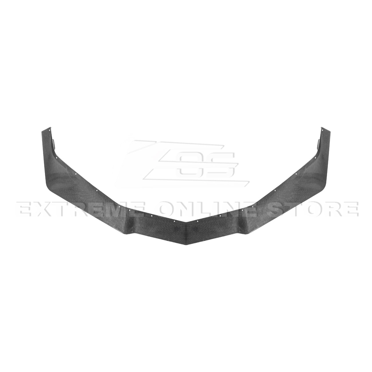 C8 Corvette Z06 Z07 Carbon Fiber Extended One-Piece Front Splitter