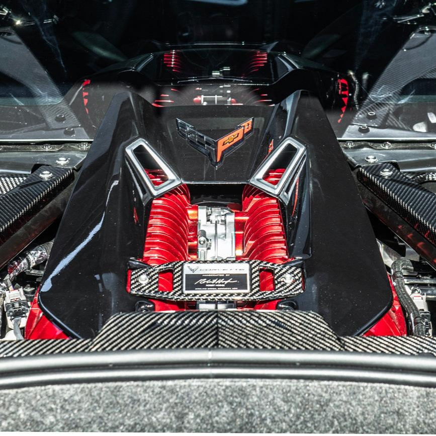 C8 Corvette Z06 5.5L LT6 Carbon Flash Painted Engine Cover