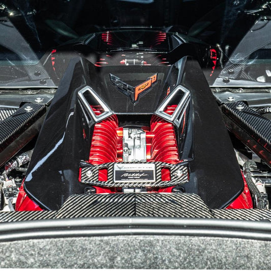C8 Corvette Z06 5.5L LT6 Carbon Flash Painted Engine Cover