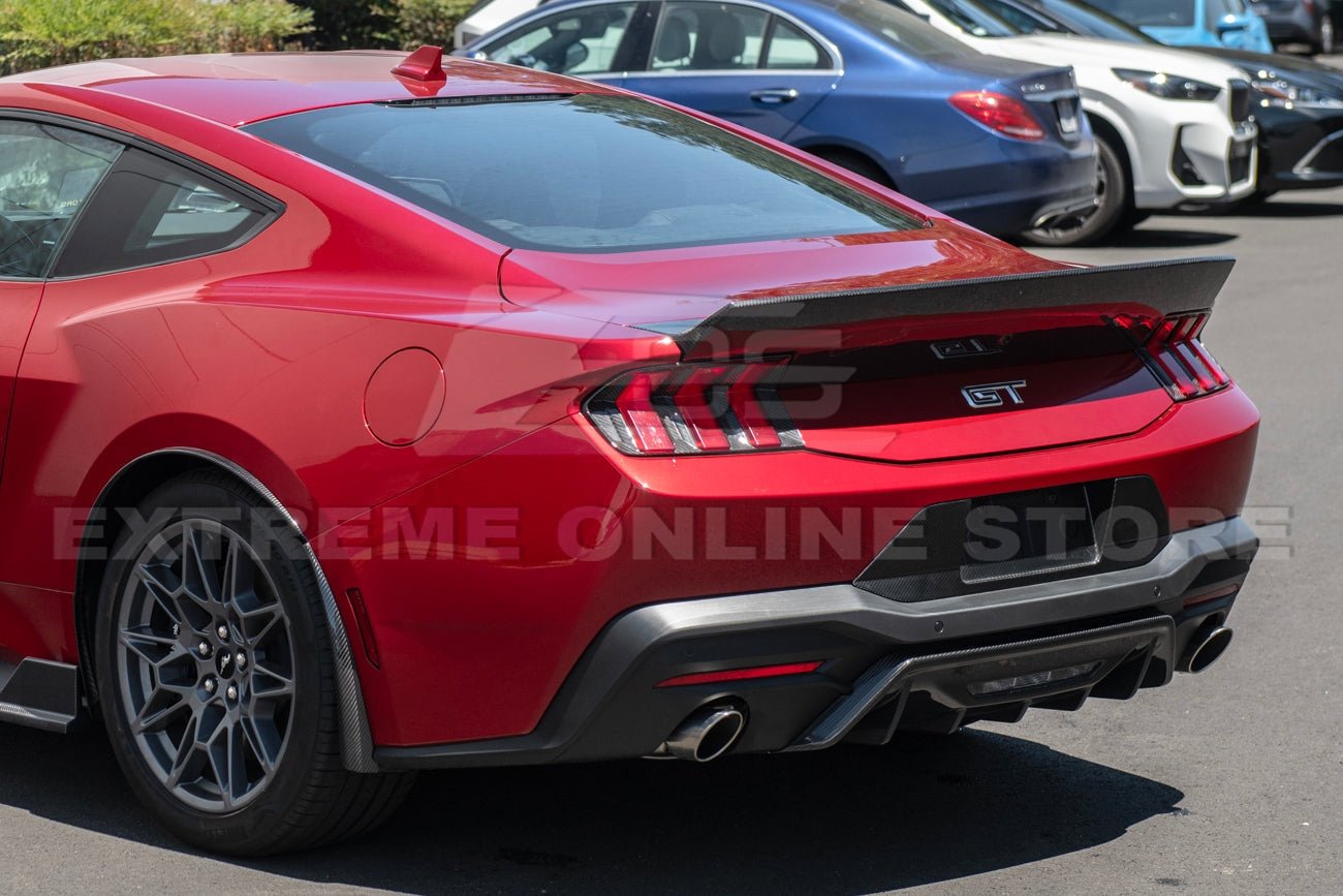 2024 - 25 Mustang S650 Carbon Fiber Rear Ducktail Spoiler