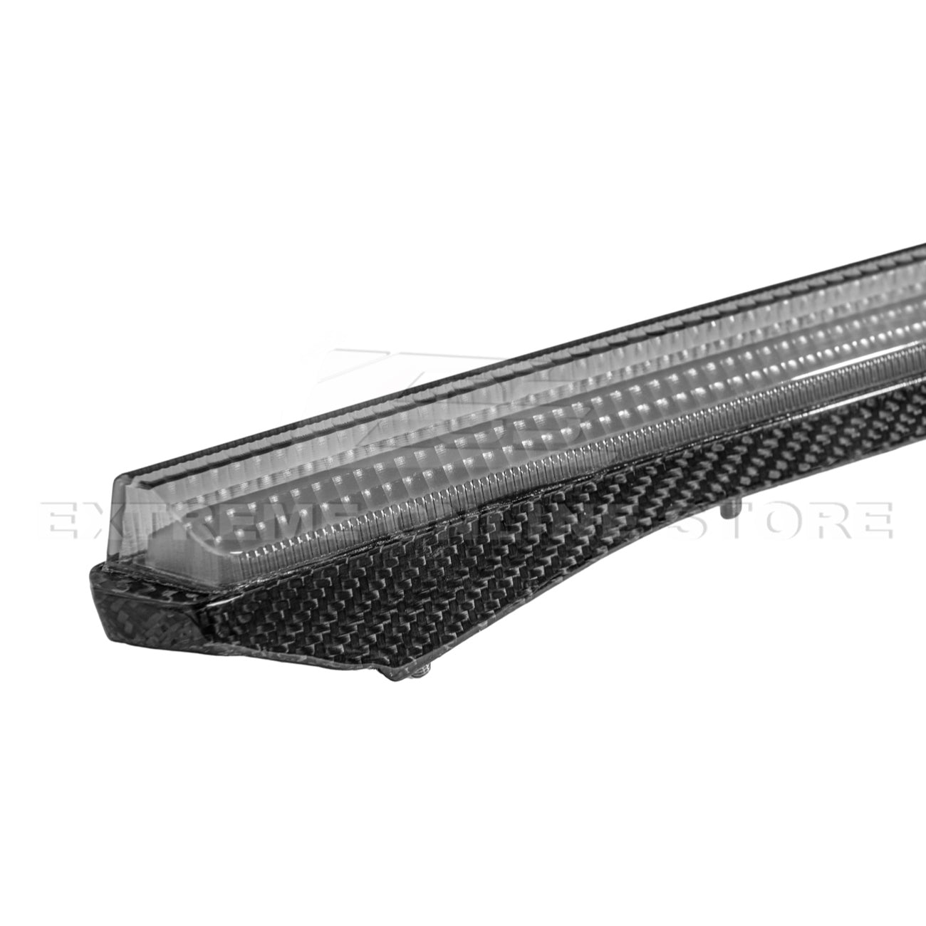 C8 Corvette Stingray Carbon Fiber LED DRL Grille Bezel Inserts