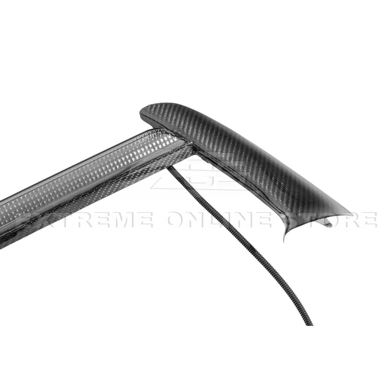 C8 Corvette Stingray Carbon Fiber LED DRL Grille Bezel Inserts