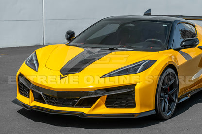 C8 Corvette Z06 / E-Ray 3 Piece Front Lip Splitter (Carbon Fiber/ Carbon Flash)