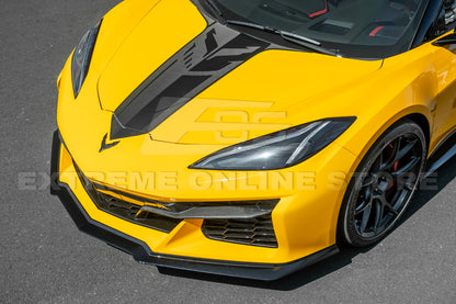 C8 Corvette Z06 / E-Ray 3 Piece Front Lip Splitter (Carbon Fiber/ Carbon Flash)