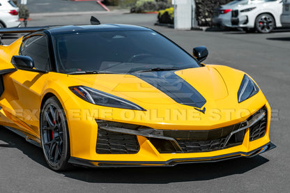 C8 Corvette Z06 / E-Ray 3 Piece Front Lip Splitter (Carbon Fiber/ Carbon Flash)