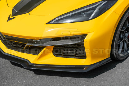 C8 Corvette Z06 / E-Ray 3 Piece Front Lip Splitter (Carbon Fiber/ Carbon Flash)