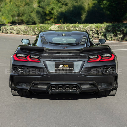 Corvette C8 Z06 Carbon Fiber Rear Wing Wickerbill Spoiler