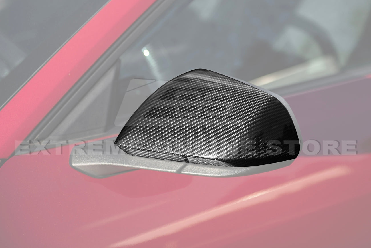 2015 - 23 Mustang Carbon Fiber Mirror Cap Covers