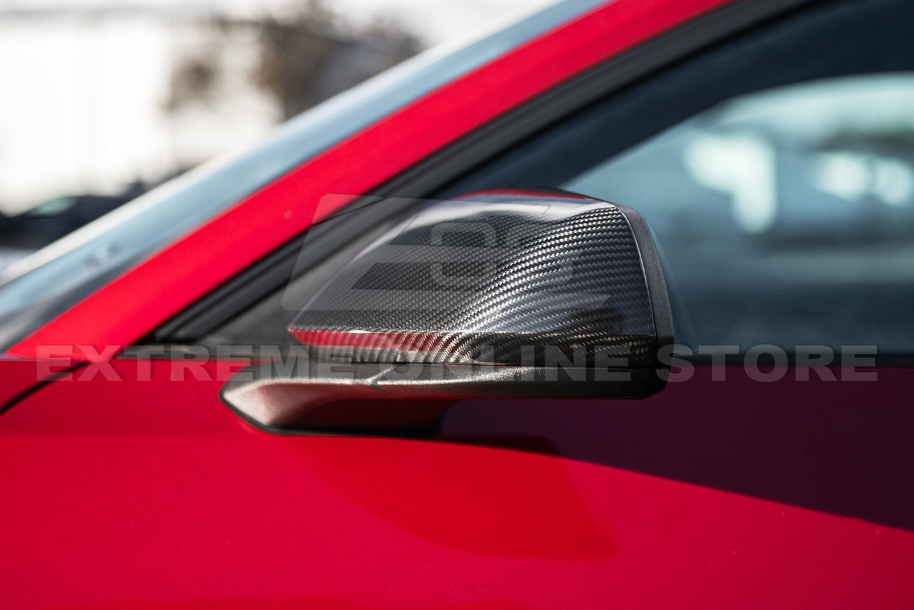2015 - 23 Mustang Carbon Fiber Mirror Cap Covers