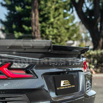 Corvette C8 Z06 Carbon Fiber Rear Wing Wickerbill Spoiler