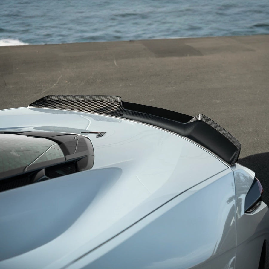 C8 Corvette Z06 Carbon Fiber Spoiler Wicker Bill Kit