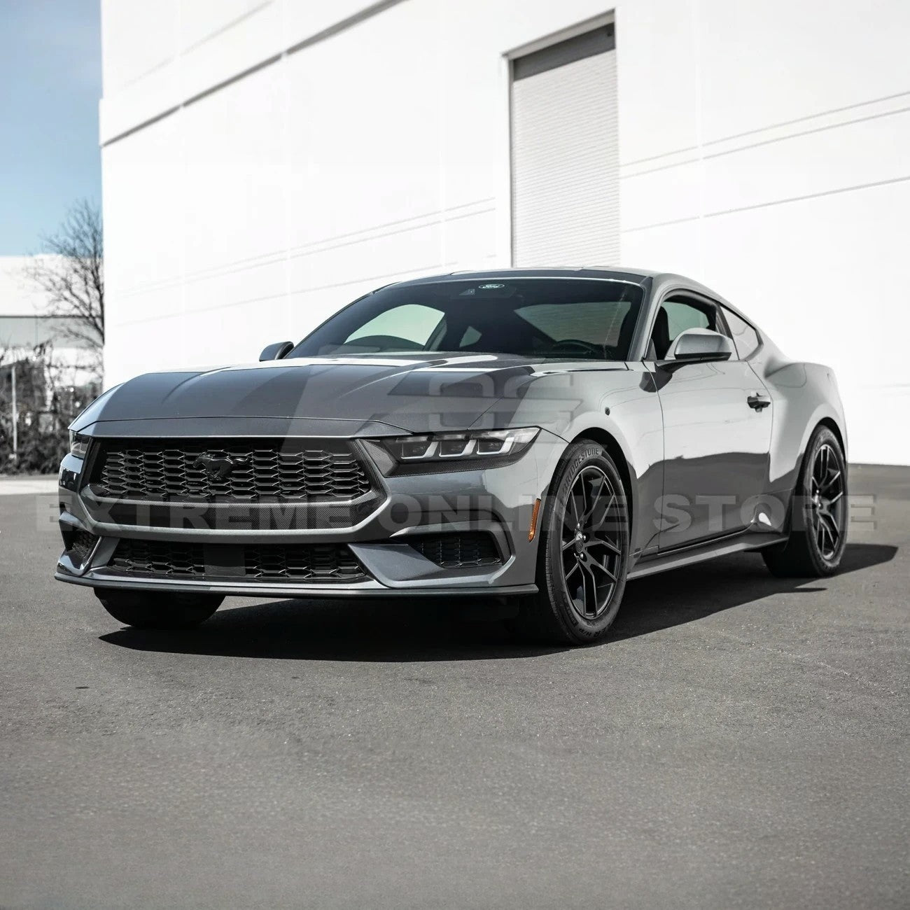 2024+ Mustang EcoBoost Carbon Fiber Headlight Eyebrow Trim Cover