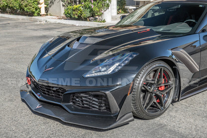 2014 - 19 C7 ZR1 Corvette Carbon Fiber Front Vent Brows Insert