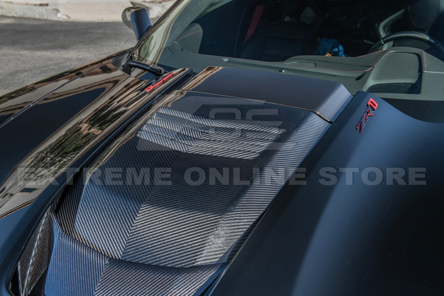 2014 - 19 C7 ZR1 Corvette Carbon Fiber Hood Cowl Louver Cover