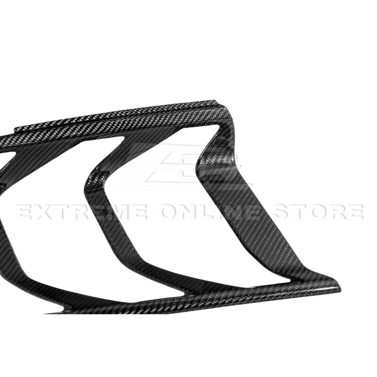 2018 - 23 Mustang Carbon Fiber Rear Tail Light Trim Bezel Cover