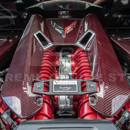 C8 Corvette Z06 5.5L LT6 Carbon Flash Painted Engine Cover