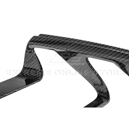 2018 - 23 Mustang Carbon Fiber Rear Tail Light Trim Bezel Cover