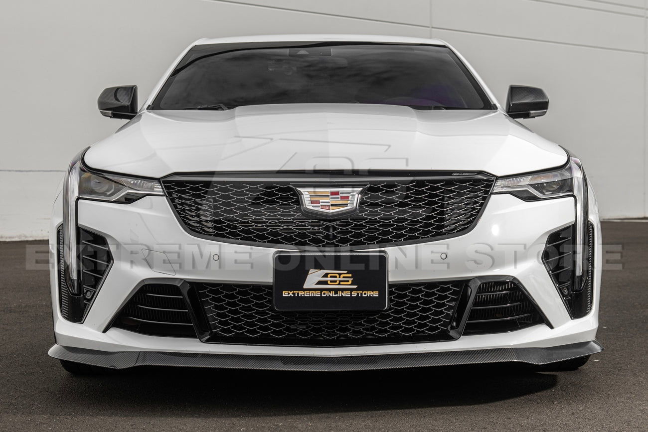 2020+ Cadillac CT4-V Blackwing Front Splitter, Canards, and Side Skirts