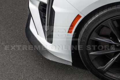 2020+ Cadillac CT4-V Blackwing Front Splitter, Canards, and Side Skirts