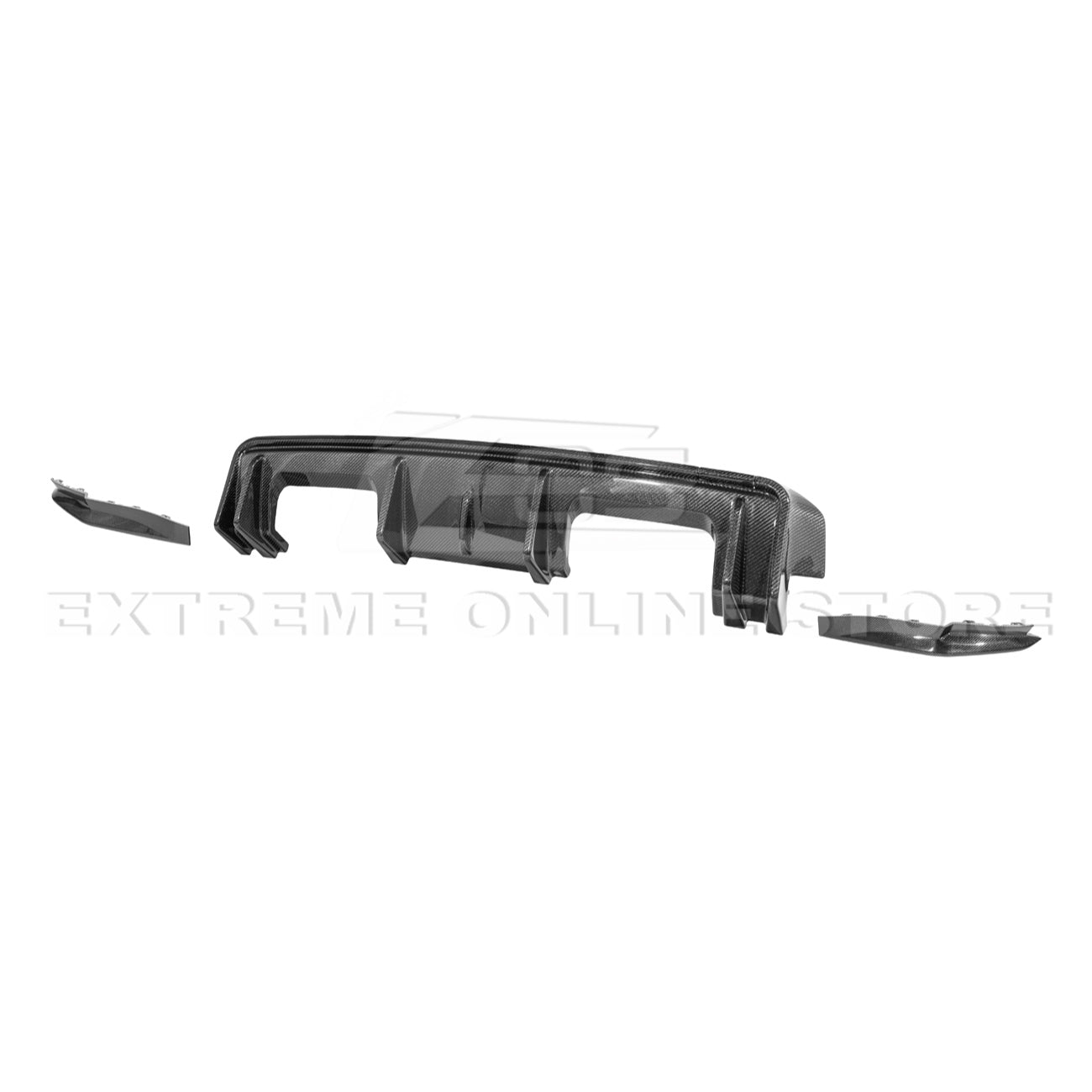 BMW G82 G83 M4 3D Style Carbon Fiber Rear Diffuser Replacement