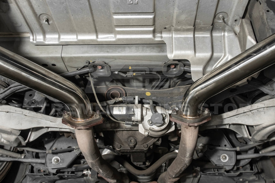 2009 - 21 Nissan 370Z Z34 Muffler Delete Axle Back 4.5" Dual Tips Exhaust