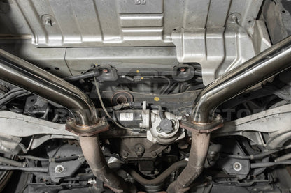 2009 - 21 Nissan 370Z Z34 Muffler Delete Axle Back 4.5" Dual Tips Exhaust