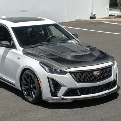 2020+ Cadillac CT5 Carbon Fiber Front Vented Hood