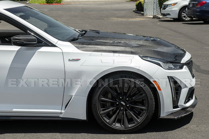 2020+ Cadillac CT5 Carbon Fiber Front Vented Hood