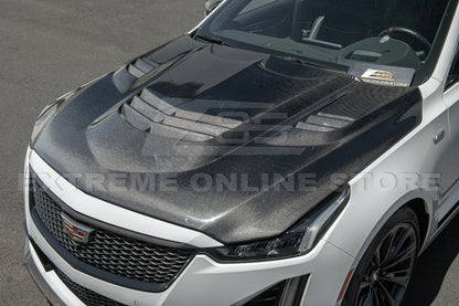 2020+ Cadillac CT5 Carbon Fiber Front Vented Hood