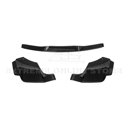 C8 Corvette Stingray Gloss Black Rear Bumper Add-On Diffuser Lip