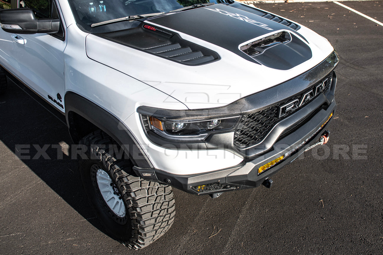 2019+ Ram 1500 TRX Carbon Fiber Front Air Intake Hood Scoop