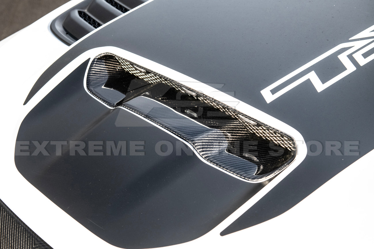 2019+ Ram 1500 TRX Carbon Fiber Front Air Intake Hood Scoop