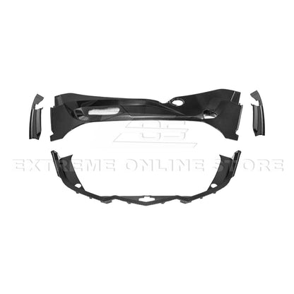 C8 Corvette Carbon Fiber Front Trunk Trim Kit