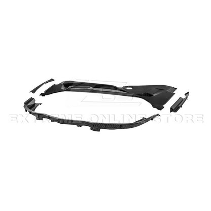 C8 Corvette Carbon Fiber Front Trunk Trim Kit