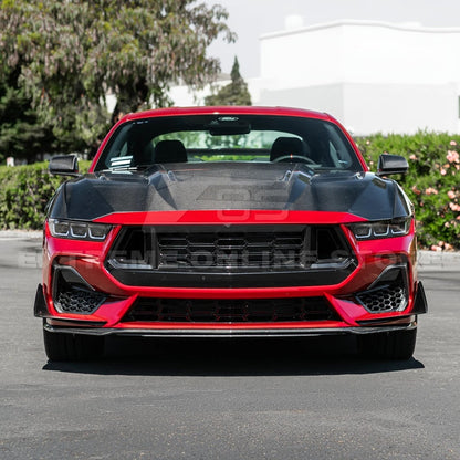 2024+ Mustang S650 Super Snake Style Carbon Fiber Front Hood