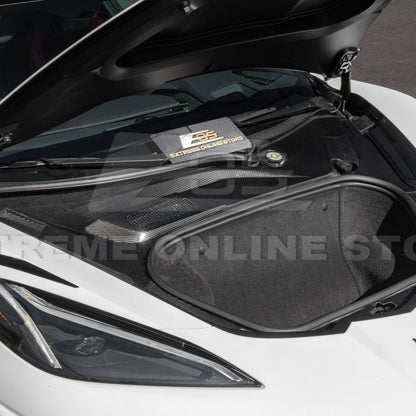 C8 Corvette Carbon Fiber Front Trunk Trim Kit