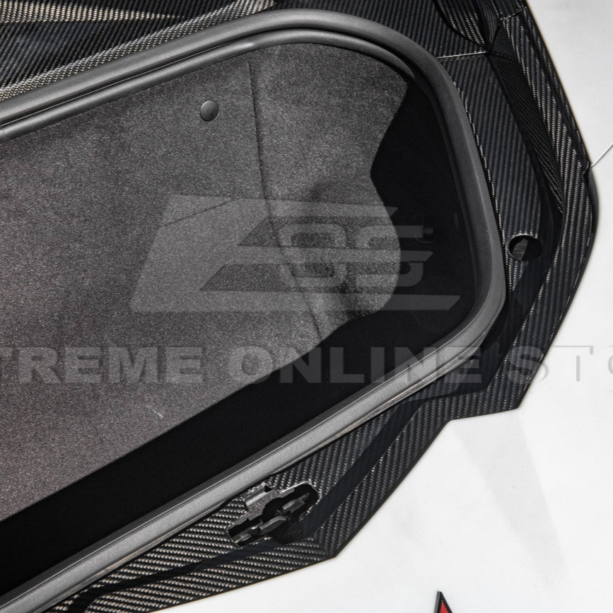 C8 Corvette Carbon Fiber Front Trunk Trim Kit