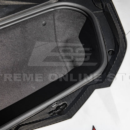 C8 Corvette Carbon Fiber Front Trunk Trim Kit