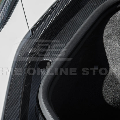 C8 Corvette Carbon Fiber Front Trunk Trim Kit