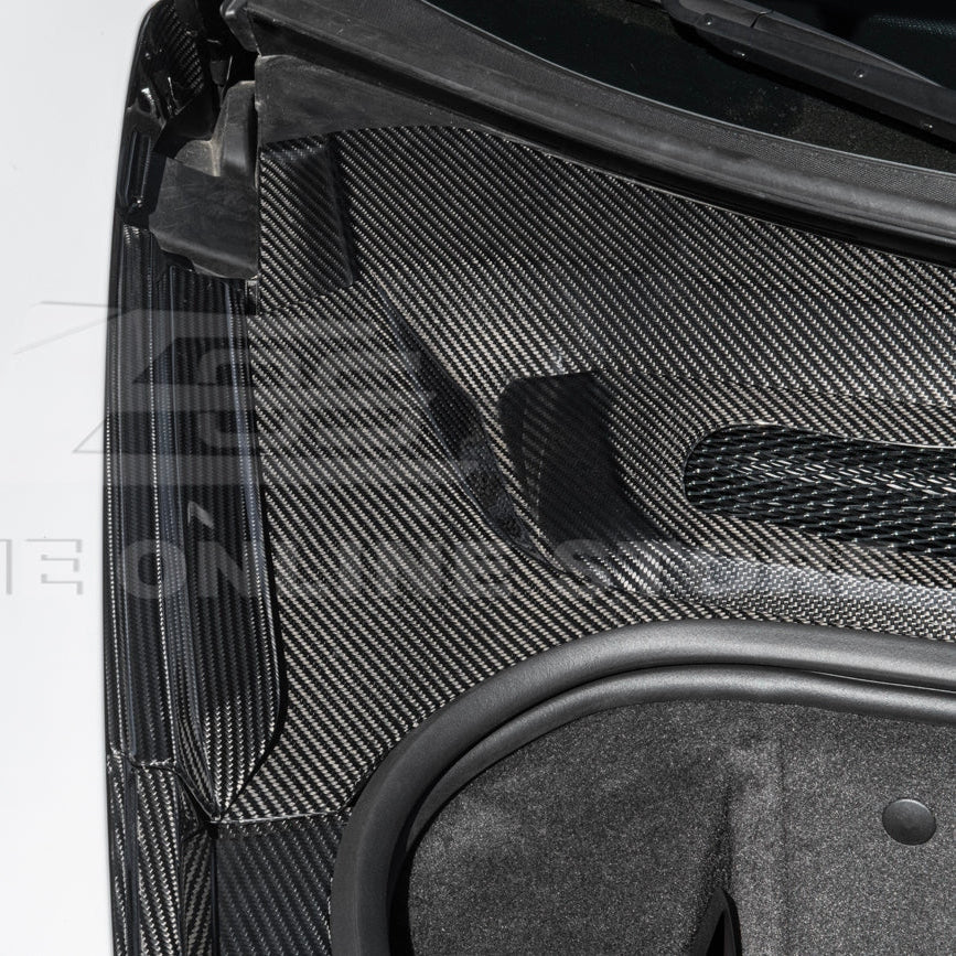 C8 Corvette Carbon Fiber Front Trunk Trim Kit