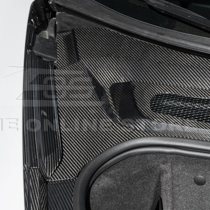 C8 Corvette Carbon Fiber Front Trunk Trim Kit