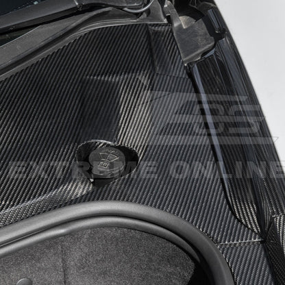 C8 Corvette Carbon Fiber Front Trunk Trim Kit