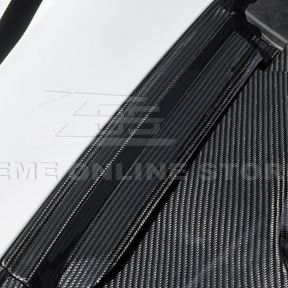 C8 Corvette Carbon Fiber Front Trunk Trim Kit